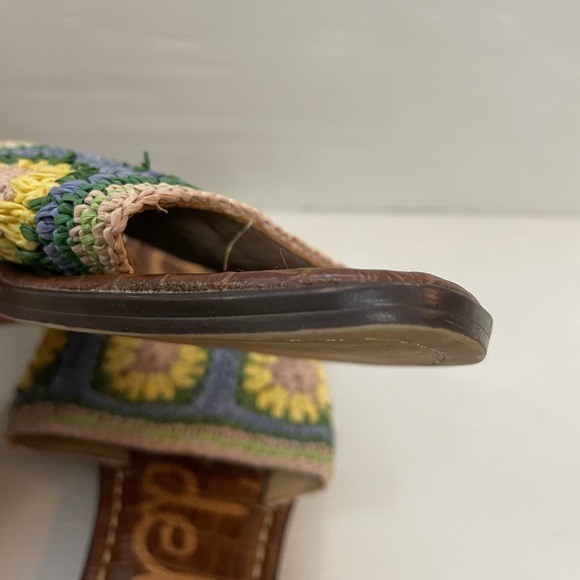 Sam Edelman Women's Gracey Flat Sandal Summer Multi Size 9 - Picture 5 of 7